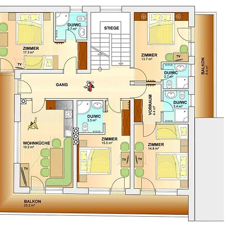 度假居 索恩泽特度假屋 *